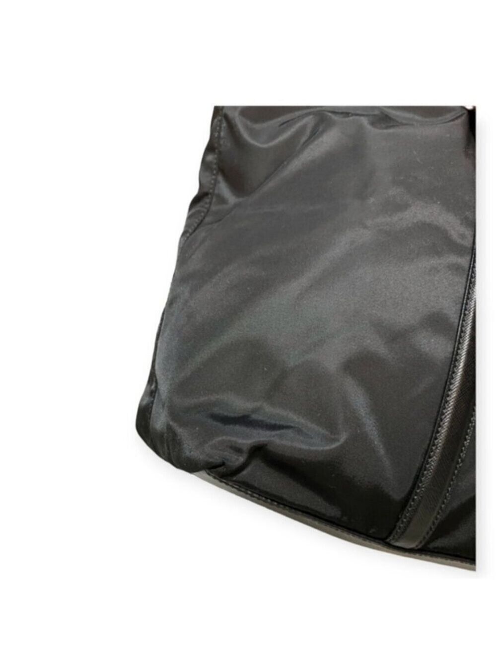 Authentic Prada Tessuto Nylon Tote Bag | Black Triangle Logo | Lampo Zipper - Picture 10 of 15